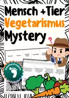 Vorschau - Spiele - Mystery "Mensch und Tier" - Vegetarismus - Ethik/Praktische Philosophie, Klasse 5/6 - Deckblatt
