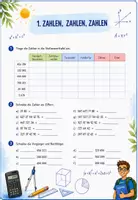 Vorschau - Arbeitsblätter - Mathematik – Fit für die 6. Klasse | Wiederholungsheft 5. Klasse - Seite 3