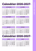 Aperçu - Outils du professeur - Planner 2026-2027 Cahier de bord - Page 3