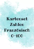 Vorschau - Spiele - Kartenset Zahlen Französisch - Deckblatt