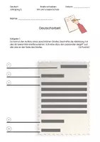Vorschau - Klassenarbeiten - Klassenarbeit Briefe schreiben - Seite 1