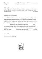 Vorschau - Klassenarbeiten - Klassenarbeit Briefe schreiben - Seite 3