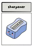 Vorschau - Bildkarten - Classroom Objects – English Flashcards - 5. Schulstufe - Seite 2