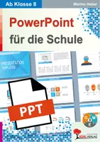 Vorschau - Arbeitsblätter - PowerPoint für die Schule – Grundlagen verstehen lernen | Informatik Sekundarstufe I+II Klasse 8–13 | Präsentation, Folienmaster, Animationen, Diagramme, Schritt-für-Schritt, Lösungen - Deckblatt