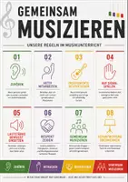 Vorschau - Poster - Regeln für das gemeinsame Musizieren - Plakat - Deckblatt