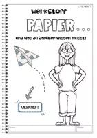 Vorschau - Unterrichtsreihen - Werkstoff Papier | Merkheft | Lernzielkontrolle | inkl. Lösungen - Seite 2
