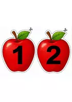 anteprima - Materiale di supporto/inclusione - ALBERO DELLE MELE CON NUMERI FINO A 10 - Pagina 2