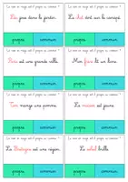 Aperçu - Apprentissages en autonomie - Cartes à pince nom propre ou nom commun - Page de couverture