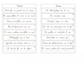 Aperçu - Apprentissages en autonomie - Pince à linge C'EST et QUI - Sujet dans la phrase - Page 3