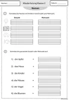 Vorschau - Arbeitsblätter - Wiederholung Klasse 2 - Fit für Klasse 3 - Seite 2