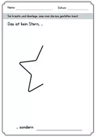 Vorschau - Arbeitsblätter - Das ist kein ..., sondern... Kunst Idee - Seite 1