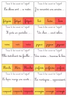 Aperçu - Apprentissages en autonomie - Cartes à pince accord adjectif - Page 1