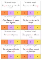 Aperçu - Apprentissages en autonomie - Cartes à pince GN : nom, déterminant ou adjectif ? - Page de couverture