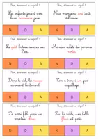 Aperçu - Apprentissages en autonomie - Cartes à pince GN : nom, déterminant ou adjectif ? - Page 2