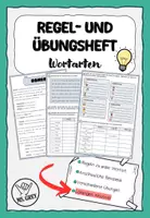 Vorschau - Arbeitsblätter - Wortarten - Regel- und Übungsheft - Deckblatt