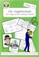Vorschau - Arbeitsblätter - Die Vogelhochzeit: Lied zum Frühling erarbeiten (Musik Grundschule Klasse 1-3) - Seite 1