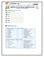 Vorschau - Arbeitsblätter - Los jovenes espanoles_ - Deckblatt