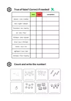 pretpregled - numbers 1-20 worksheets - English - strana 2