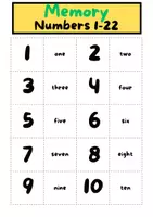 pretpregled - memory numbers 1-22 - English - Naslovnica