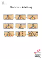 Vorschau - Arbeitsblätter - Flechten lernen leicht gemacht – Schritt-für-Schritt-Anleitung - Deckblatt