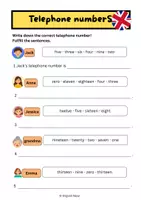pretpregled - telephone numbers 1-20 - English - Naslovnica