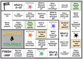 pretpregled - boardgame numbers & colours - English - Naslovnica
