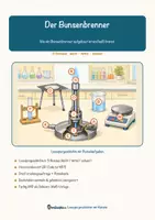 Vorschau - Arbeitsblätter - Der Bunsenbrenner – Lesespurgeschichte mit Rätselaufgaben (Klasse 8) - Seite 2