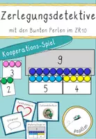 Vorschau - Spiele - Zerlegungsdetektive _ Kooperatives Spiel zur Zahlzerlegung - Deckblatt