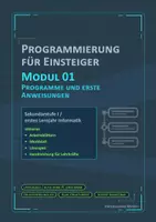 Vorschau - Unterrichtsreihen - Programmieren lernen: Erste Anweisungen | Modul 01 - Deckblatt