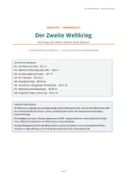 Vorschau - Unterrichtsreihen - Der Zweite Weltkrieg - Unterrichtsreihe Geschichte Jg 9-10 - Seite 1
