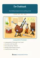 Vorschau - Stationenlernen - Der Dudelsack – Lesespurgeschichte mit Rätselaufgaben (Klasse 8) - Seite 2