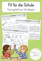 Vorschau - Arbeitsblätter - Vorläuferfähigkeiten üben (Konzentration, Graphomotorik und Wahrnehmung) - Einschulung / Schulstart - Deckblatt