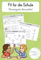 Vorschau - Arbeitsblätter - Fit für die 1. Klasse - Phonologische Bewusstheit (Einschulung/Schulstart) - Deckblatt