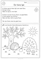 Vorschau - Arbeitsblätter - Lesen & Malen Klasse 1-2: Herbstgeschichten - Seite 2