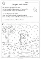 Vorschau - Arbeitsblätter - Lesen & Malen Klasse 1-2: Herbstgeschichten - Seite 3