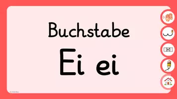 Vorschau - Präsentationen/Tafelbilder - Digitales Tafelbild- Buchstabeneinführung Ei - Seite 1