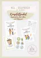 Vorschau - Arbeitsblätter - KEL-Gespräch / Lernentwicklungsgespräch - Komplettpaket für die 2.Klasse - Deckblatt