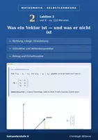 Vorschau - selbst erstellte Cliparts/Grafiken - Lektion 2 Was ist ein Vektor Selbstlernkurs - Deckblatt