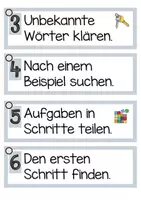 Vorschau - Merkblätter - Selbstständiges Arbeiten - Aufgaben selbst verstehen (Aushang, Fächer) - Seite 2