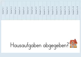 Vorschau - Poster - Organisation der Hausaufgabenabgabe - Seite 2
