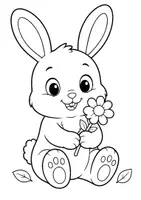 Vista previa - Juegos / Gamificación - Libro de colorear animales adorables 30 páginas - página 2