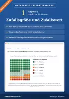 Vorschau - selbst erstellte Cliparts/Grafiken - Zufallsgröße und Zufallswert | Selbstlernkurs mit Lösungen | Sek II - Deckblatt
