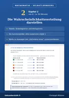Vorschau - selbst erstellte Cliparts/Grafiken - Wahrscheinlichkeitsverteilung | Selbstlernkurs mit Lösungen | Sek II - Deckblatt