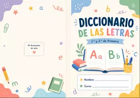 Vista previa - Hojas de trabajo - DIccionario de las letras - página 1