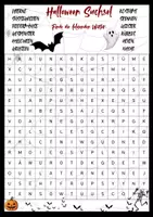 Vorschau - Arbeitsblätter - Halloween Grundschule Rätsel Suchsel - Deckblatt