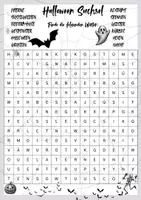 Vorschau - Arbeitsblätter - Halloween Grundschule Rätsel Suchsel - Seite 1