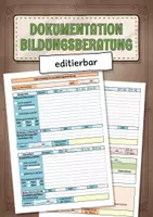 Vorschau - Anderer Materialtyp - Protokoll für Bildungsberatungsgespräche - Deckblatt