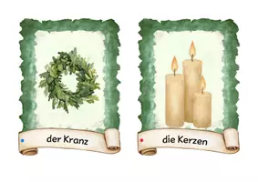 Vorschau - Bildkarten - Bild-Wort-Karten zum Advent, Nikolaus und Weihnachten - Seite 2