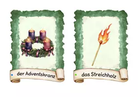 Vorschau - Bildkarten - Bild-Wort-Karten zum Advent, Nikolaus und Weihnachten - Seite 3