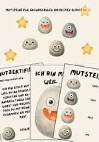 Vorschau - Merkblätter - Mutsteine für den ersten Schultag - Deckblatt
